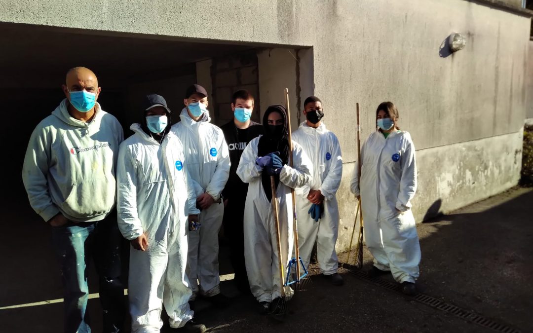 Chantier jeunes à Mitry Mory