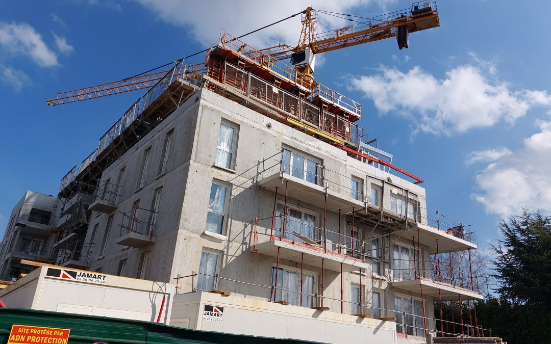 Poursuite des travaux  à la résidence Estelle à Melun