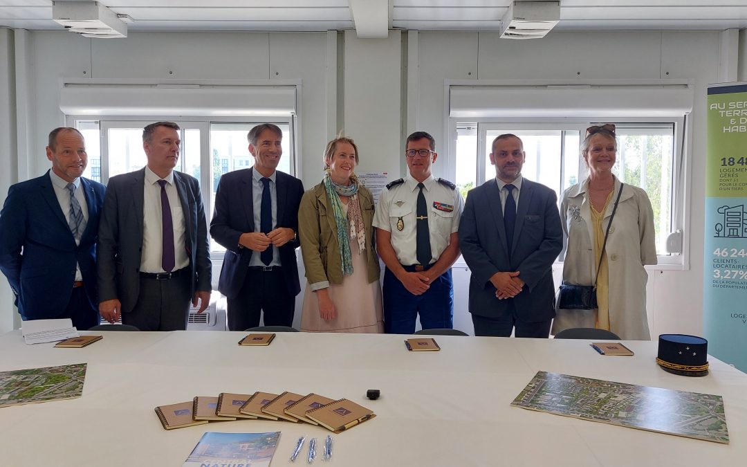 Visite de 100 logements au profit des étudiants de l’école des officiers de la gendarmerie nationale  à Melun