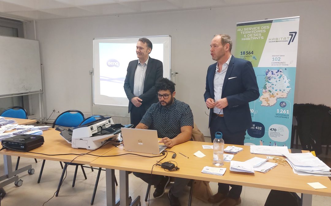 Dépouillement des votes aux élections des représentants des locataires d’HABITAT 77